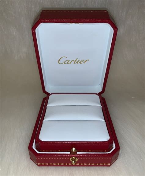 cartier red box|cartier ring box.